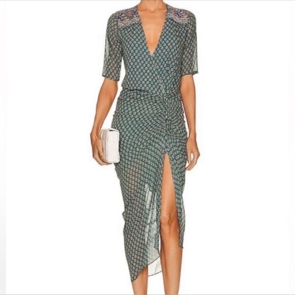 Veronica Beard Women's Mariposa Printed Dress Size 0 New with Tag - Picture 3 of 6